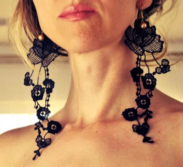 Orecchini in pizzo: la moda dell’estate