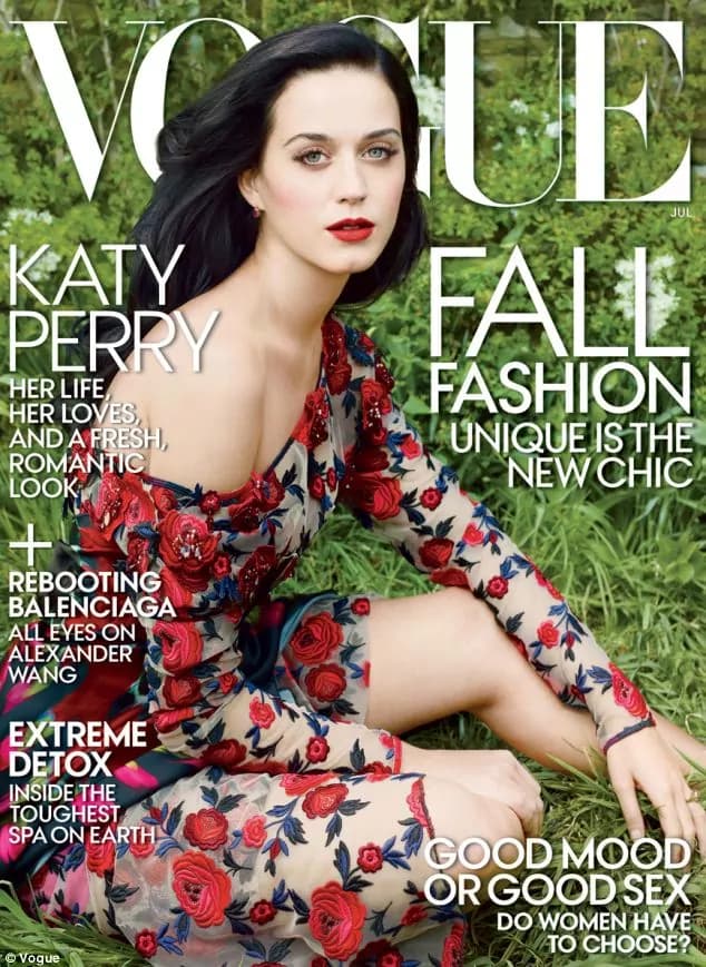 Katy Perry: zero alcol e caffeina per apparire su Vogue