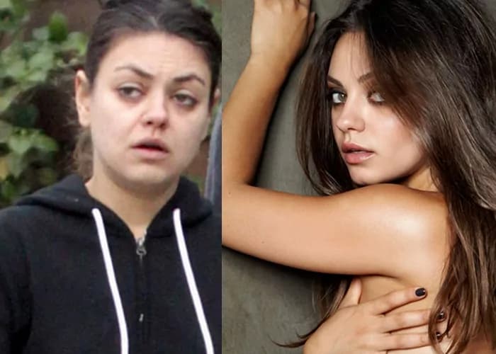 Le star senza trucco