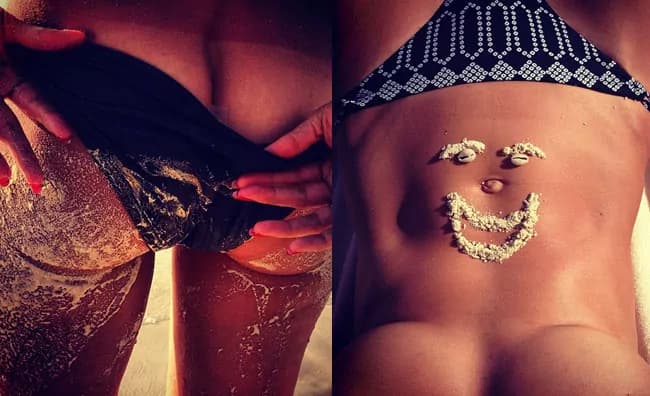 Heidi Klum in topless