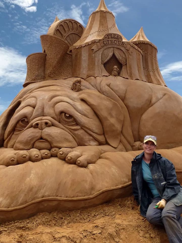 Le incredibili sculture di sabbia di Susanne Ruseler (FOTO)