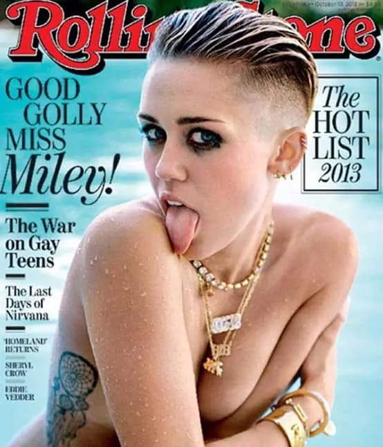 Miley Cyrus nuda, conquista la copertina di Rolling Stone (FOTO)