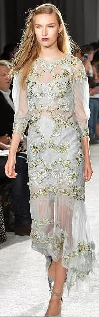 New York Fashion Week: MARCHESA primavera/estate 2014