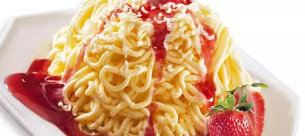 Chi vuole un piatto di spaghetti-gelato?
