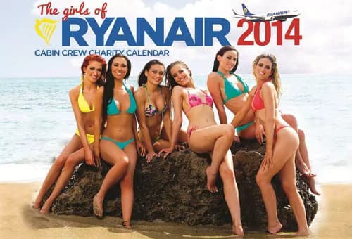 Ryanair: il calendario hot delle hostess