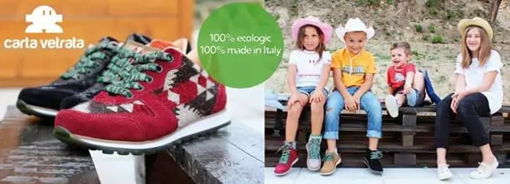 Scarpe ecologiche col fondo in mais