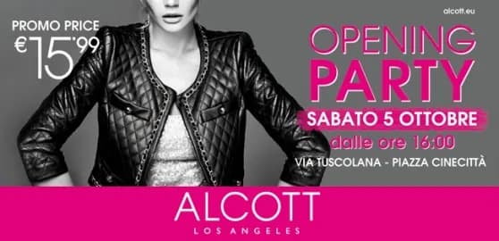 Via Tuscolana si colora di rosa con un fashion party unico, firmato Alcott Los Angeles