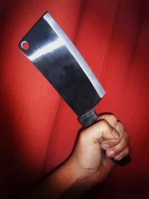 Tenta rapina con coltello, macellaio lo insegue con la mannaia
