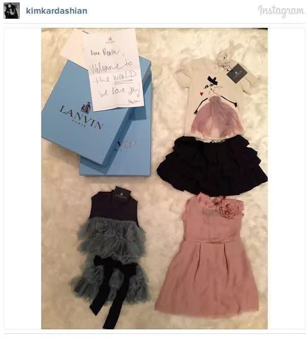 La figlia di Kim Kardashian è la bambina più alla moda