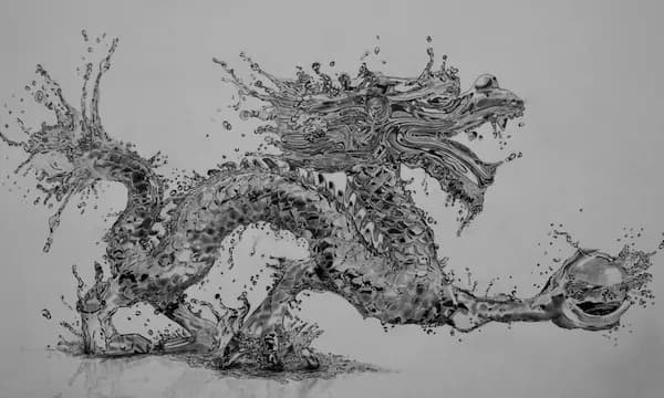 Gli incredibili disegni realizzati con l’acqua!  [FOTO]