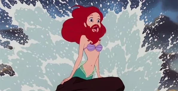 Le Principesse Disney… Con la barba! [FOTO]