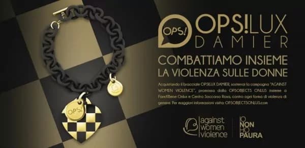OPS!LUX DAMIER, il bracciale contro la violenza sulle donne