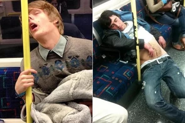 The Sleeping Commuter: il sito che raccoglie le simpatiche foto di chi si addormenta in metro (FOTO)