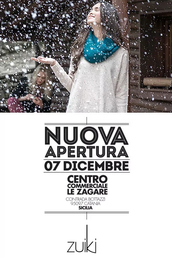 Nuovo store Zuiki a Catania