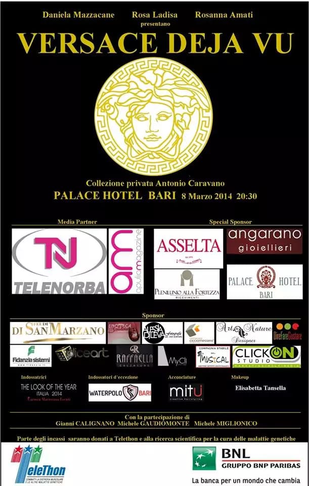 Michele Miglionico ospite al “Versace Dejà Vu”