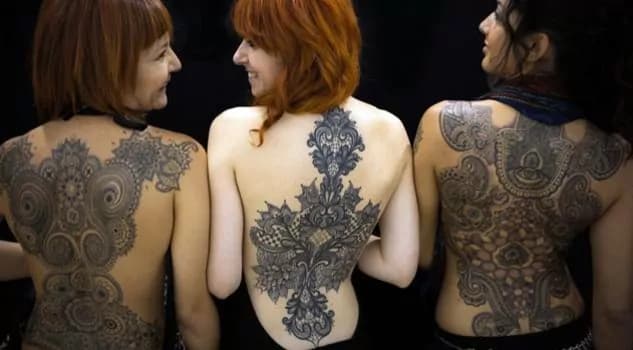 Nuove tendenze: tatuaggio effetto pizzo [FOTO]