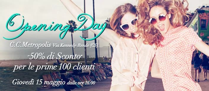 Nuovo store Alcott Los Angeles a Rende(Cs)