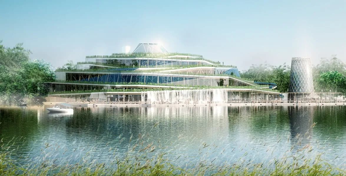 Aqualagon: nel 2016 un nuovo parco acquatico a Parigi [FOTO]