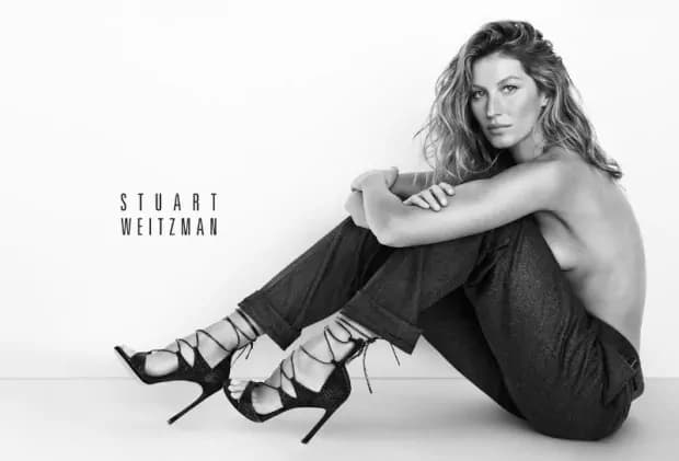Stuart Weitzman: svelata la prima immagine della campagna P/E15 con Gisele Bundchen