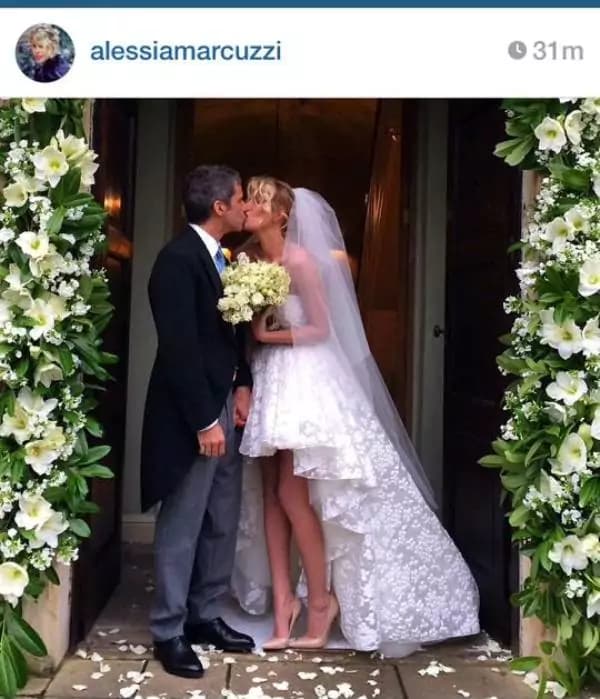 Si è sposata Alessia Marcuzzi e la rete va in tilt [FOTO]