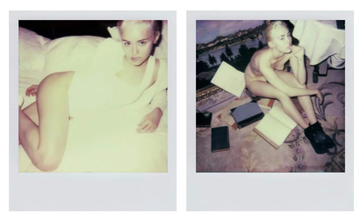 Miley Cyrus nuda, si copre col sapone [FOTO]