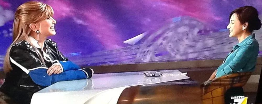 Milly Carlucci: “sono caduta come una capra”