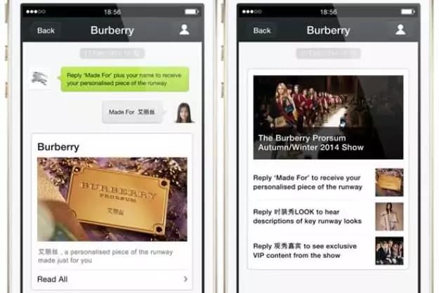 Burberry e Line siglano accordo