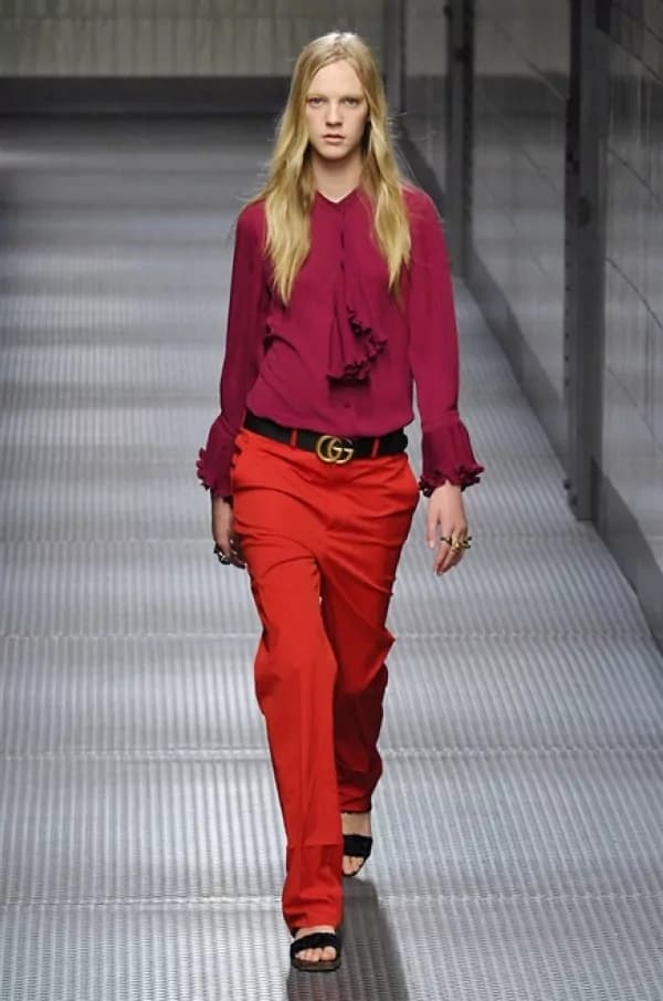 Milano Fashion Week 2015: look maschile ed elegante per la donna Gucci [GALLERY]