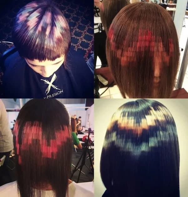 Capelli pixelati, sono l’ultimo grido [GALLERY]