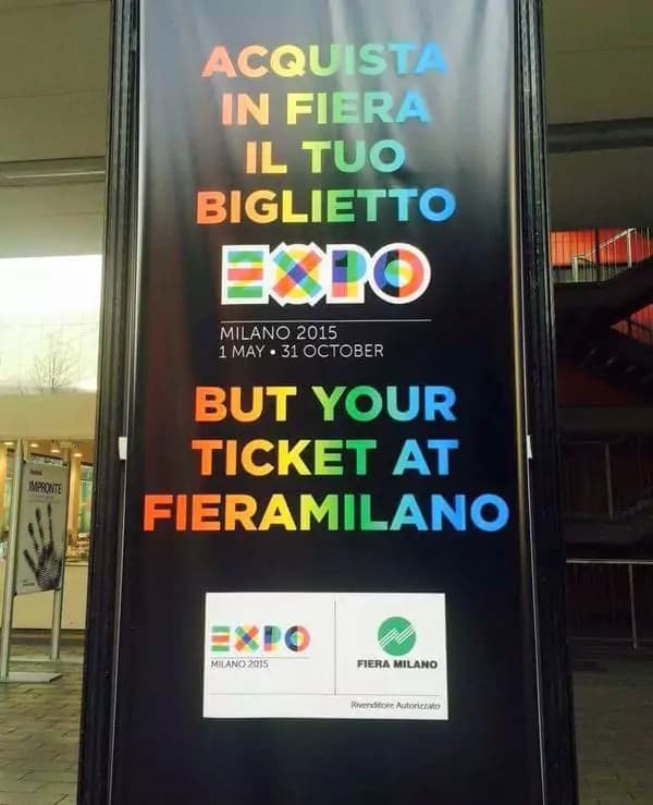 Expo Milano: la clamorosa gaffe del cartellone pubblicitario [GALLERY]