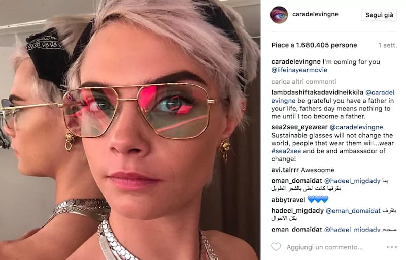 Cara Delevigne cambia look… E si taglia tutti i capelli!