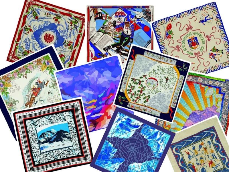 Foulard Parade: a Courmayeur la moda racconta le Alpi con la mostra “Foulard delle montagne”