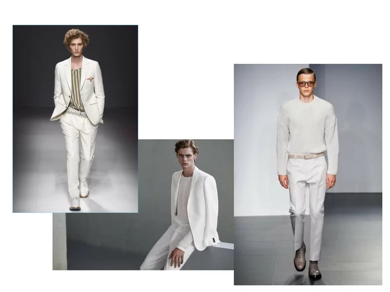 Bianco, il colore protagonista della moda uomo Primavera – Estate 2017