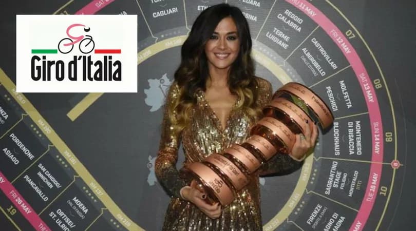 Giorgia Palmas presenta questa sera le 22 squadre partecipanti al Giro d’Italia