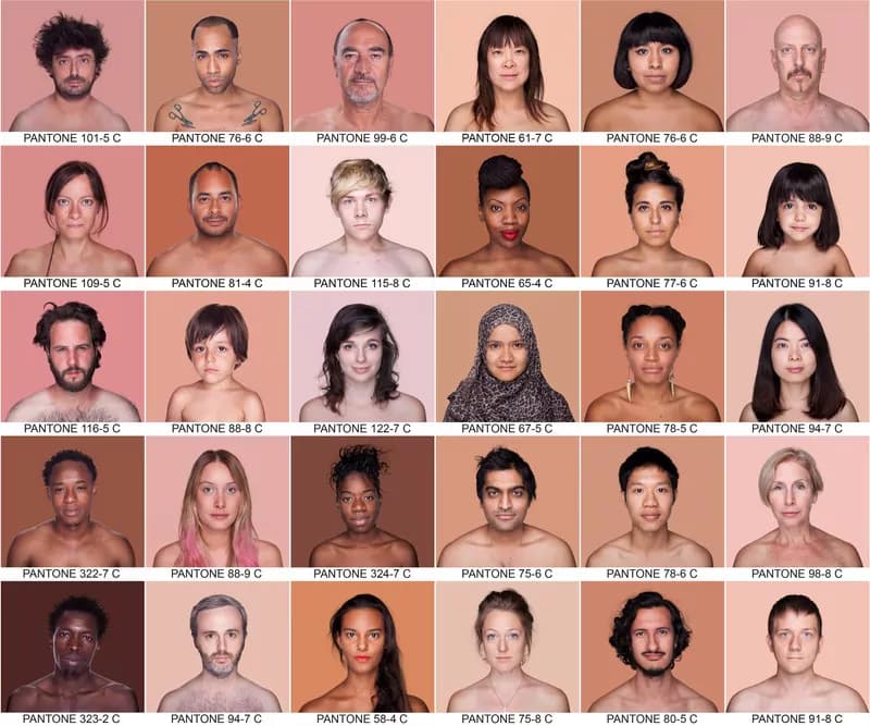 Humanae: il progetto contro le discriminazioni razziali che cataloga le tonalità della pelle umana