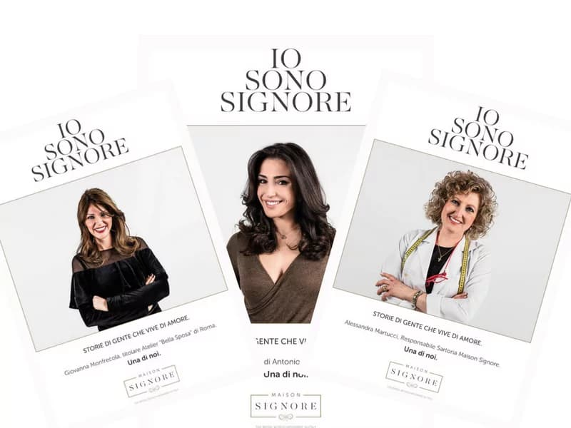 Maison Signore detta le nuove tendenze della moda sposa 2018 e lancia la campagna “Io sono Signore”