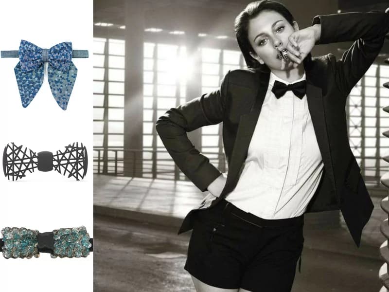 Il papillon: accessorio di tendenza anche per il gentil sesso