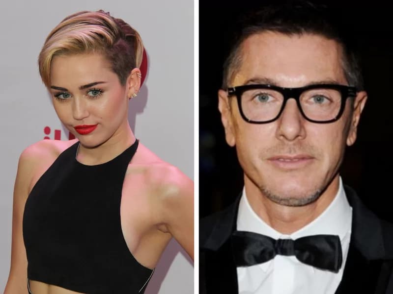 Il litigio fra Miley Cyrus e Stefano Gabbana scoppia su instagram