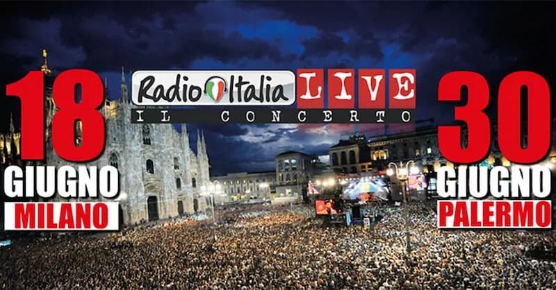 Concertone Radio Italia a Palermo, solo in 42 mila potranno accedere