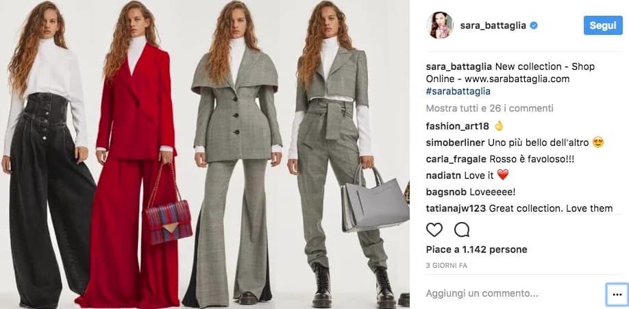 Sara Battaglia: la lavorazione tipica degli accessori è il leitmotiv della collezione d’abbigliamento
