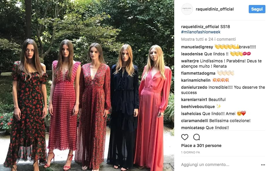 Raquel Dinz: la collezione primavera estate 2018 si ispira agli anni Settanta