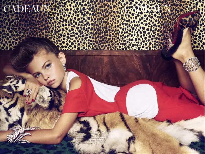 Thylane Blondeau, la bambina più bella del mondo torna in passerella a 16 anni [GALLERY]