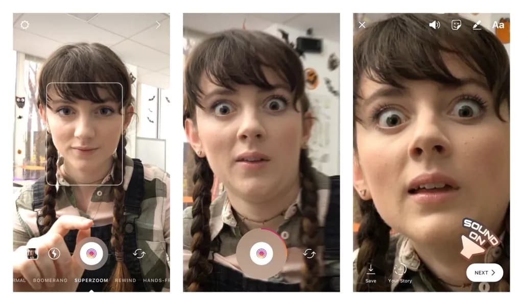 Instagram: per Halloween arriva la nuova funzione “Superzoom”