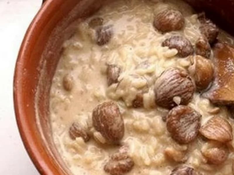 La ricetta del risotto alle castagne