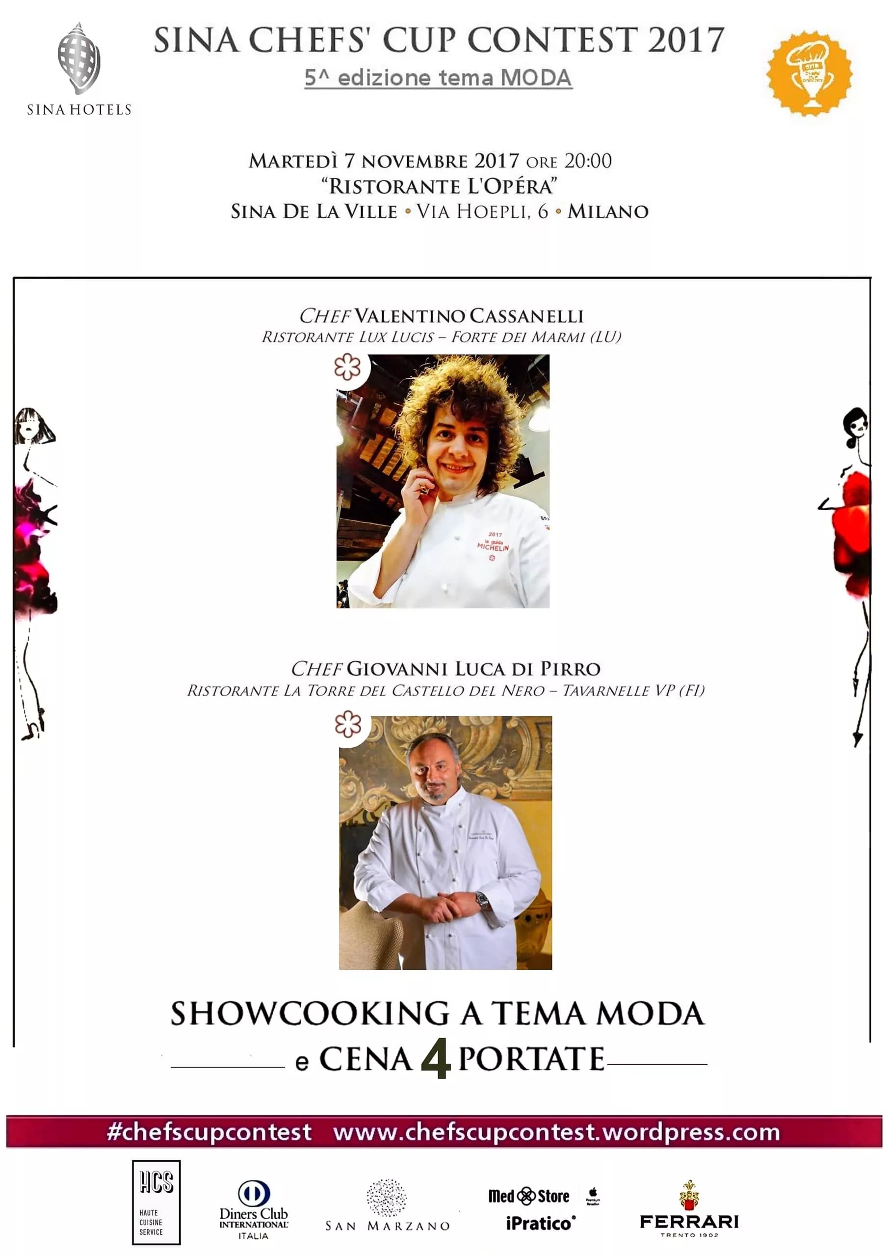Eleganza protagonista per l’ultima tappa di  Sina chefs’ cup contest a Milano