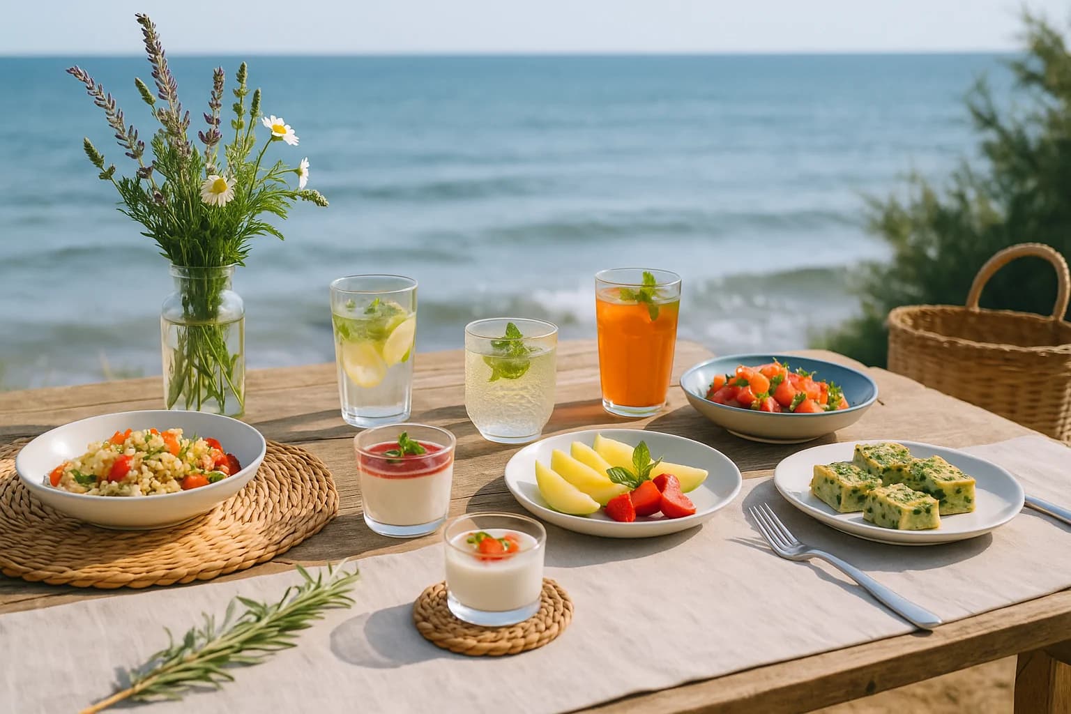 Ferragosto: idee per un pranzo leggero e stiloso (anche a mare)