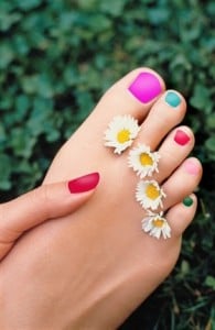 PIEDI COLORATI
