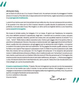 Compra pagina sul Corriere per denunciare tradimenti moglie