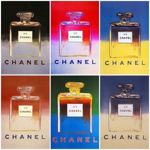 Andy Warhol for Chanel n. 5 Ads.Chanel