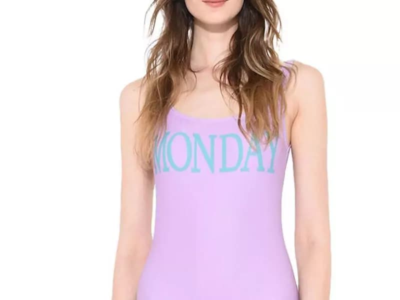 Alberta Ferretti lancia la sua prima colezione di costumi sui giorni della settimana